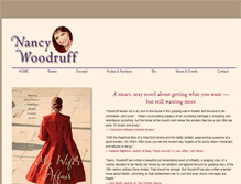 Tablet Screenshot of nancywoodruff.com